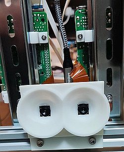 3D scanner stereo module hardware - front