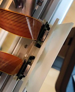 3D scanner stereo module hardware - top view