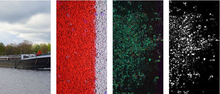 Shore displacement caused by inland shipping