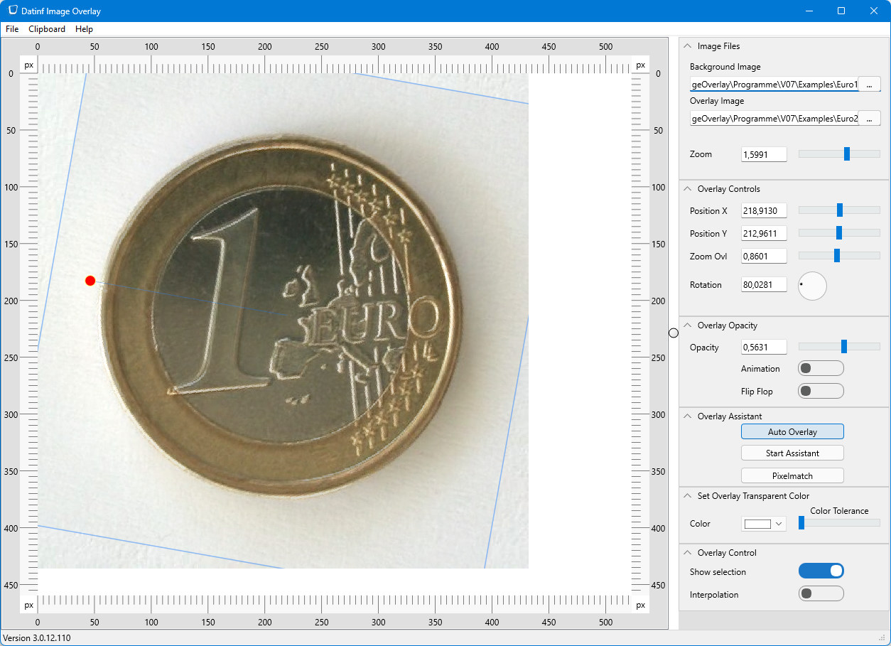 Image Overlay: Automatic overlay